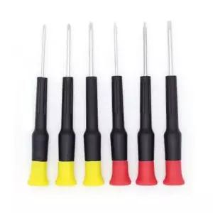 [RIZPICK]정밀 드라이버 세트 일자 십자 타입 조립용 도구 키트 6P