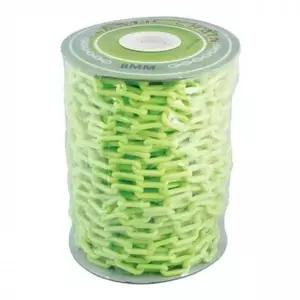 [RIZPICK]안전줄 플라스틱 체인 주차금지 사슬 황색 6mm 45m