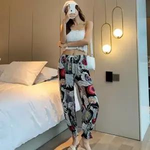 여성 썸머바지 여름 쿨바지 빅사이즈 밴딩 바지 팬츠