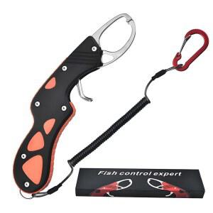 MTDDYMXLFG 피시 그립 낚시용품 피싱 스테인리스 방청 경량 컴팩트 로프 카라비너 포함 분실 방지 고내구성 물고기 잡이 해수 가능 바다낚시 연못 낚시 배스 해상 배낚시 내하중 20kg