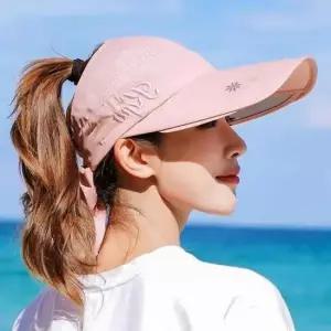 라탄 모자 투웨이 썬캡 골프