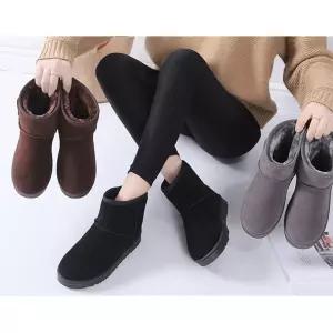 편한착화감 여성 숏부츠 패션 겨울 털신발 보온성 털슈즈 키높이