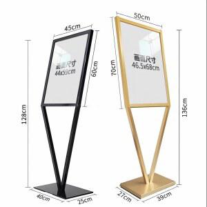 배너 철제 입간판 스탠드 홍보 카페 입구 안내판 광고판 거치대 야외 실외 포스터 메뉴판