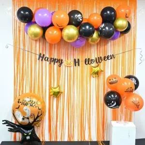 해피파티 할로윈 유치원 포토존 1번세트 할로윈 풍선장식 4종