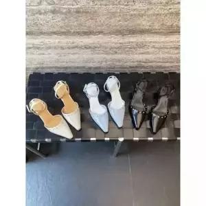 알마센 여자 가방 웨지힐 미들 스트랩 힐 단화 발목 슈즈 스틸레토 샌들 일자 ADOR5