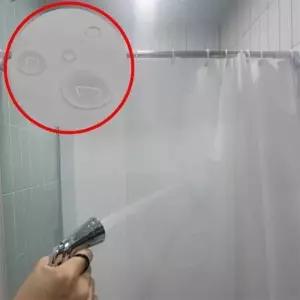 방수 비닐 샤워커튼 화이트 180x180 파티션 비닐커튼