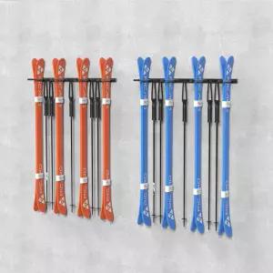 스키 보드 벽걸이 수납랙 장착 실내 스노보드 정리 걸이