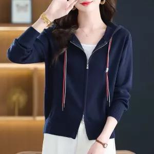 니트 가을 쇼트 야구점퍼 봄가을 맨투맨 여자티 카디건 원템3