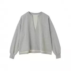 일본 긴팔 빅사이즈 솔리드 후드 맨투맨 코트 라쿠텐 여자티 상의 원템1