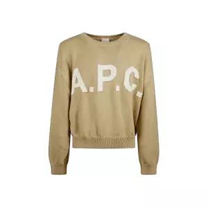 [아페쎄]26SS 론드 ROND 로고 니트 베이지 WOASL M23009 AAE