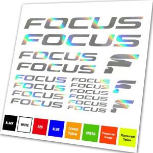 포커스 그래픽 자전거 프레임 스티커용 키트 17개  비닐