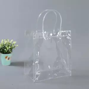 투명손잡이쇼핑백 10개세트 대량 비닐포장가방 선물포장 행사기념품