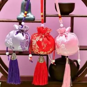 키밍 미니 전통 주머니 7종세트 새해 외국인 선물포장