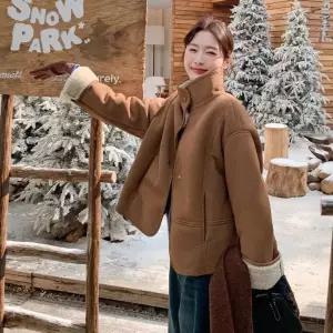 여사친 모피코트 코트 일체형 따뜻한 램스울 무스탕 원픽1