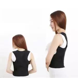 허리교정 찍찍이 여자보정밴드 굽은등어깨 자세 척추보호대 운동
