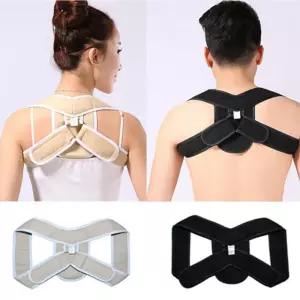 직장인 굽은등 어깨보정 공용 체형교정밴드 허리 앉은자세 벨트