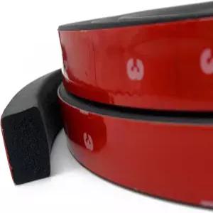 PACIXU 고무 풍화 제거 직사각형 폼 씰 스트립 자동차 보트 차고 문과 창문 기계 등을 위한 개스킷 W 0.75