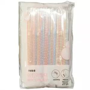 자바라타입 개별포장 휴대 용이 어린이 빨대 80P 10봉