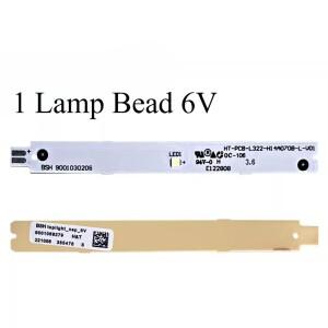 Siemens Bosch BSH 9001030206 A1 6V 냉장고 LED 라이트 바 용 1pcs 스트립 교체