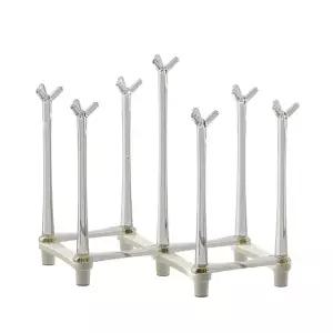 투명 컵 수납 홀더 컵거치대 건조대 정리함 WFLDCSZ