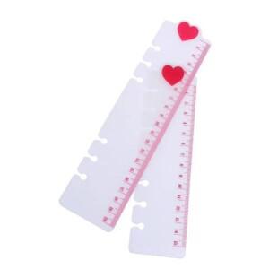 눈금자 러브 프로스트 플래너 데일리 북 6 홀 루즈 리프 나선형 노트북 정리함 스케치북 액세서리 A5 A6