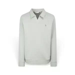 헤지스 남성 조직감 오픈 카라 맨투맨 HZTS6A103E1 HZTS6A10322477901692345627