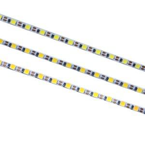 두꺼운 폭 3mm 4mm 5mm LED 코드 2835 120LED/m 2016 2025 흰색 빨간색 파란색 스트립 테이프 빛 12v 24v