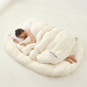 이불 병원 홈쇼핑 겨울용 덮는 구름 우윳빛깔 산호