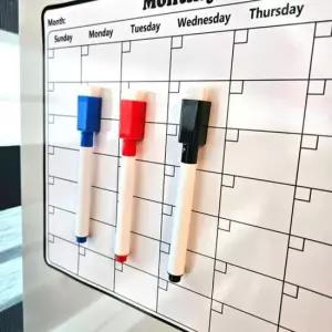 월중행사표 붙이는 화이트보드 냉장고 자석 보드판 일정표 달력