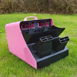 버블머신 거품 메이커 축제 파티 핑크 무선 웨딩 워터파크