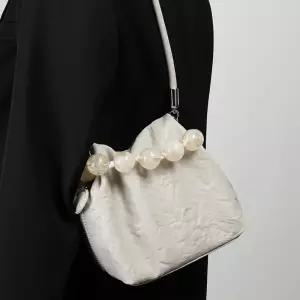 무늬 크로스백 숄더겸 유니크 포인트 여성패션 클러치백 구슬링 DL5