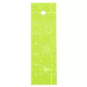 아크릴 퀼팅 자 2.5인치 x 8인치 퀼트 원단 재봉 계량 및 절단용 작은 젤리 롤 미니 참 팩 DIY 공예