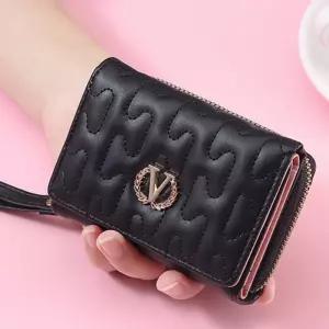 브이 버클 반지갑 학생지갑 동전지갑 여자패션 선물