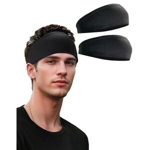 남녀용 헤드밴드, 스웨트 헤드밴드 미끄럼 방지 스웨트밴드 스포츠 러닝 사이클링 요가 농구 운동 축구 훈련