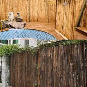 대나무 발 커튼 가림발 문가리개 대나무발 파티션 가림막