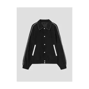 브랜드정품 에잇세컨즈 8SECONDS 나일론 바시티 점퍼 블랙 355866