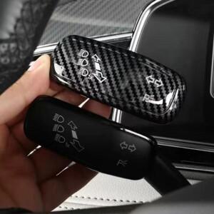 폭스 바겐 골프 7 7.5 MK7 8 MK8 Tiguan L 액세서리 인테리어 스티어링 휠 헤드 라이트 스위치 제어 커버