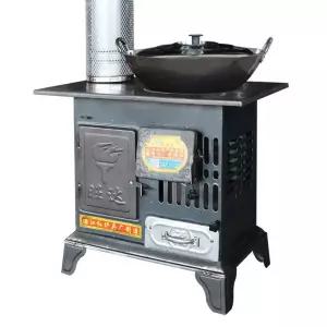 공장 화목난로 비닐하우스 겨울 대형 이동식 주철 화목난로104575