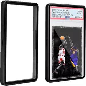 ANIXITECH 마그네틱 알루미늄 등급 카드 슬래브 보호 케이스 - 35PT PSA/CGC/CSG 자외선 차단 스크래치