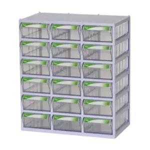 정리함 파일박스 사무서랍함 아크릴문서함 책상정리 수납함 6칸