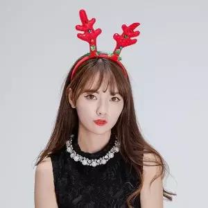 큐티 루돌프 머리띠 크리스마스 파티 성탄절 선물 촬영 소품