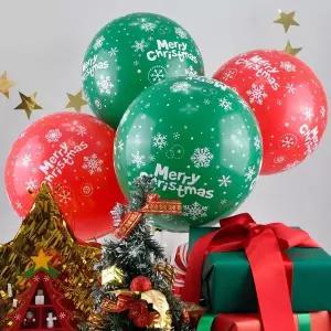 크리스마스케이스풍선(크리스마스눈송이)