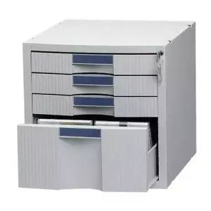 사무용파일케이스 플라스틱보관함 문서서랍함 데스크 4단