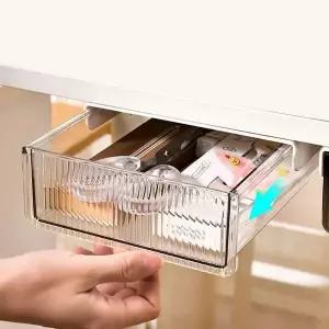 슬라이딩 히든서랍 붙이는 서랍 테이블 화장대 수납 틈새서랍