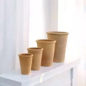 꼬깔형 화분 화분받침대 미니화분 실내 식물용 원예용품 16x20cm