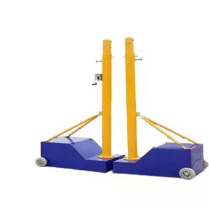 베드민턴 배구 네트 해변 발리볼 와이어 세트 포스트