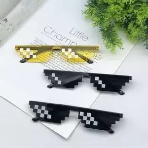 특이한 모자이크 선글라스 방송 리액션 안경 촬영소품