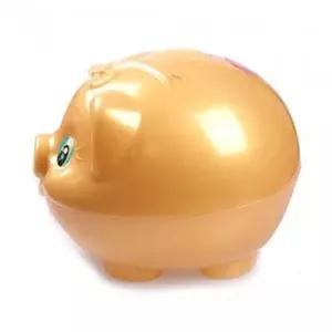 돼지 저금통 동전 저금통 인테리어 소품 금색 대 2호