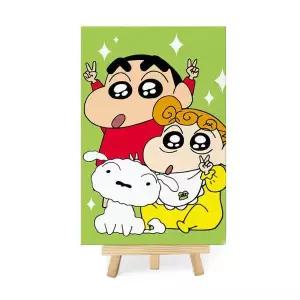 [아트박스]/아이러브페인팅 DIY 그림 그리기 짱구는못말려 짱구 짱아 흰둥이 10x15