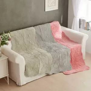 이솔홈 로빈 극세사 목화솜 쇼파패드 소파패드 3인용